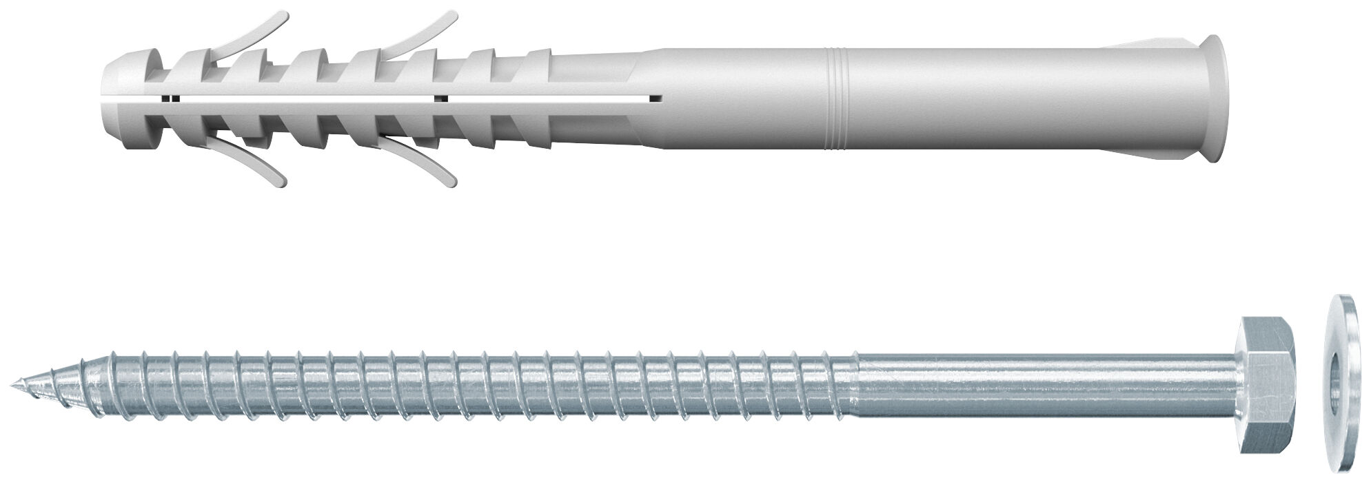 Frame fixing S-H-R - hexagonal screw - fischer international